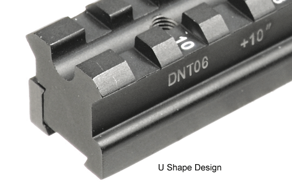 Кронштейн Leapers UTG Weaver для призмы 11мм с наклоном (MNT-DNT06), изображение 2